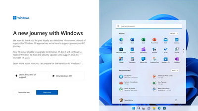 Microsoft стала навязчиво рекомендовать обновление до Windows 11 даже на неподдерживаемых ПК 