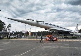 Транспортировка Ту-144 в Жуковском