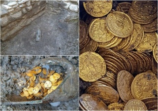 Золотые монеты 5-го века стоимостью в миллионы евро найдены в Италии