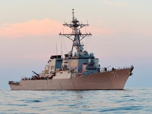 Пентагон обнародовал ВИДЕО полета российского штурмовика, "испугавшего" эсминец США в Черном море