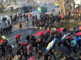 Во Франкфурте-на-Майне прошли стычки между полицией и участниками протестной акции