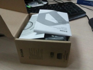 Компактная упаковка диска с драйверами для роутера
